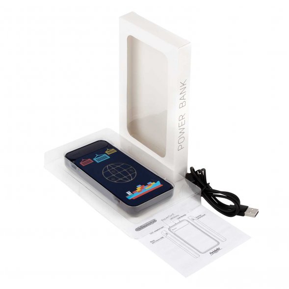 Внешний аккумулятор с подсветкой Starlight Plus PB 10000 mAh, синий 