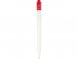 Шариковая ручка Thalaasa из океанического пластика, красный прозрачный/белый 