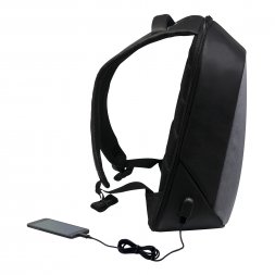 Рюкзак Stile c USB разъемом, серый