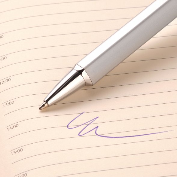 Шариковая ручка Penta, серебро 