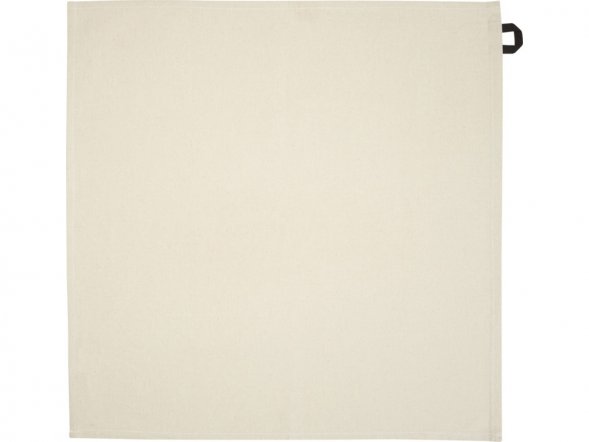 Alora кухонное полотенце из переработанного хлопка плотностью 200 г/м² - сплошной черный 