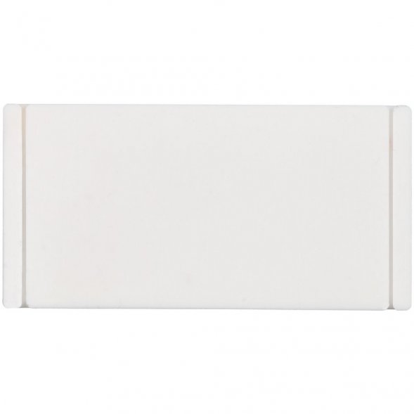 Лейбл из ПВХ Dzeta, S, белый 