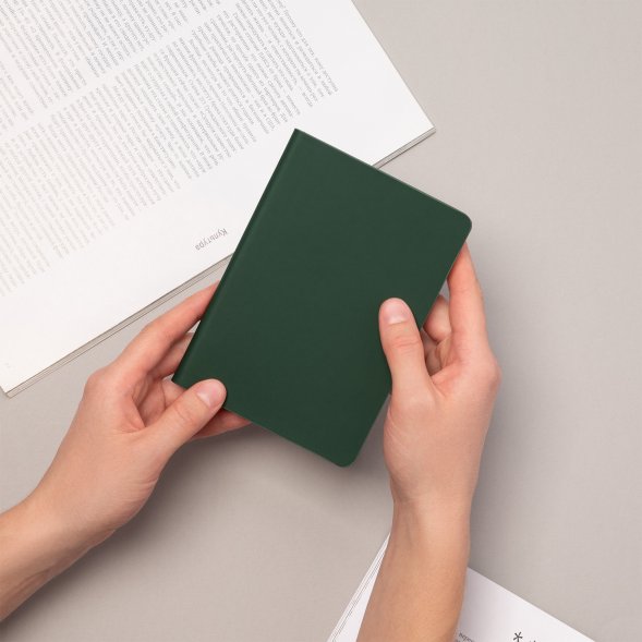 Ежедневник Spark mini A6 недатированный, зеленый 