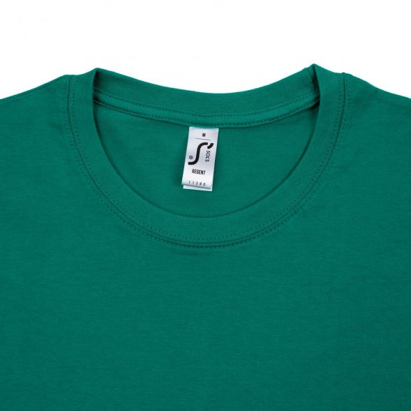 Футболка унисекс Regent 150, зеленая (изумрудная) 