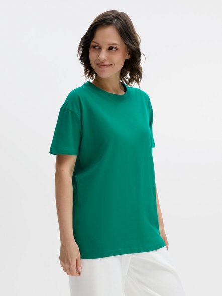 Футболка унисекс Regent 150, зеленая (изумрудная) 