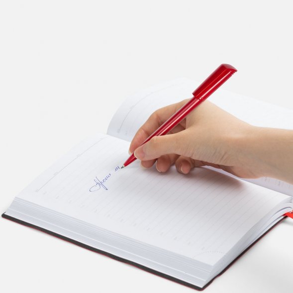 Ручка шариковая Flip, красная 