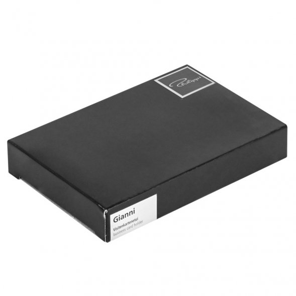 Футляр для визитных карточек Gianni, черный 