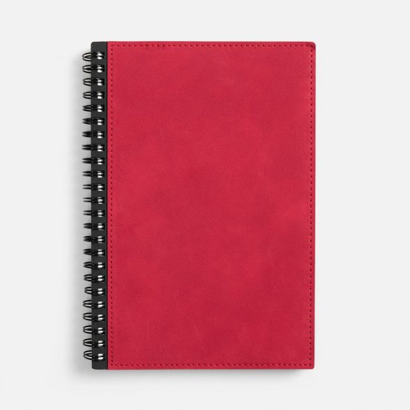 Ежедневник Notera Maxi, недатированный, красный 
