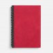 Ежедневник Notera Maxi, недатированный, красный 