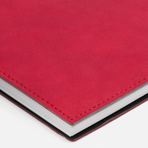 Ежедневник Notera Maxi, недатированный, красный 