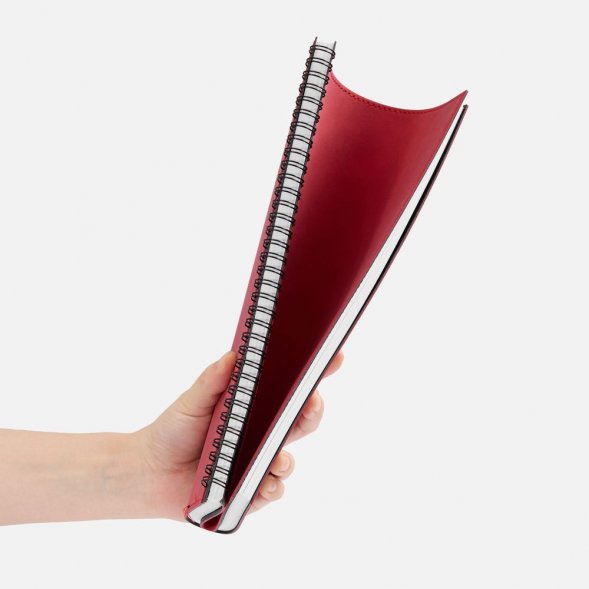 Ежедневник Notera Maxi, недатированный, красный 