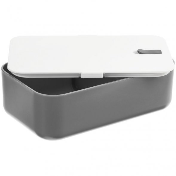 Ланчбокс Lunch Hour, белый с серым 