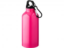 Бутылка Oregon с карабином 400мл, неоновый розовый