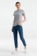 Футболка женская T-bolka Stretch Light Lady, серый меланж 