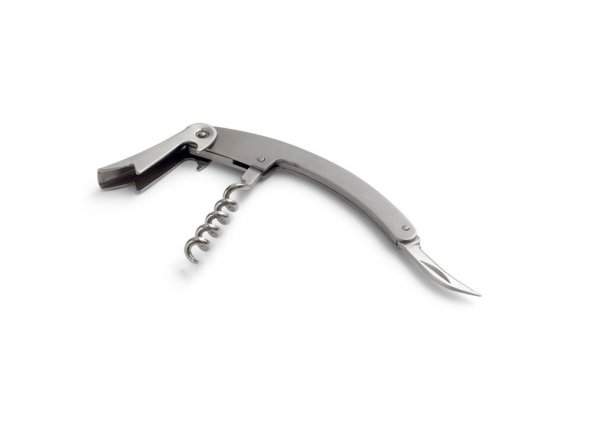 TANAT. Штопор из металла, сатин серебро 