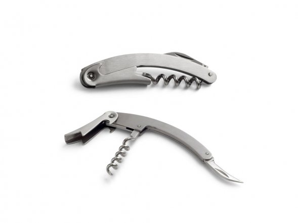 TANAT. Штопор из металла, сатин серебро 