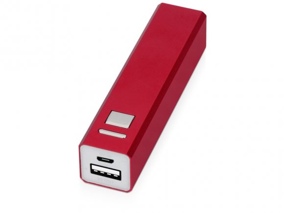 Портативное зарядное устройство Спейс, 3000 mAh, красный 