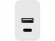 Сетевое зарядное устройство c выходами USB-A и USB-C Recharger, 10 Вт, белый 