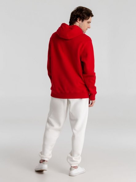 Толстовка с капюшоном унисекс King, красная 