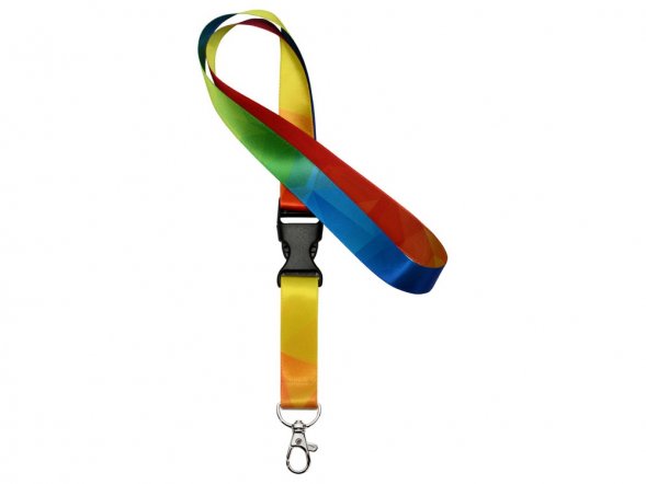 Ланъярд с карабином и межуровневым замком 