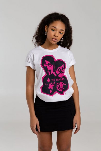 Футболка «Меламед. The Beatles», белая 
