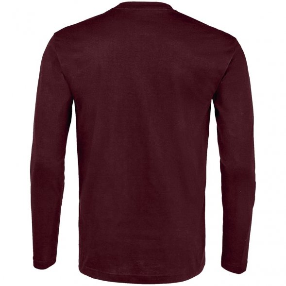 Футболка с длинным рукавом Monarch 150, бордовая 
