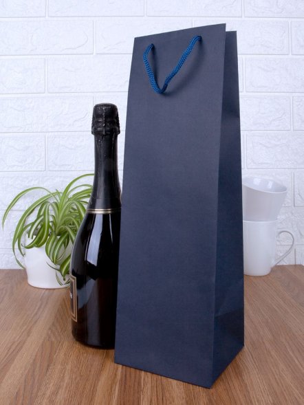 Пакет под бутылку Vindemia, синий 