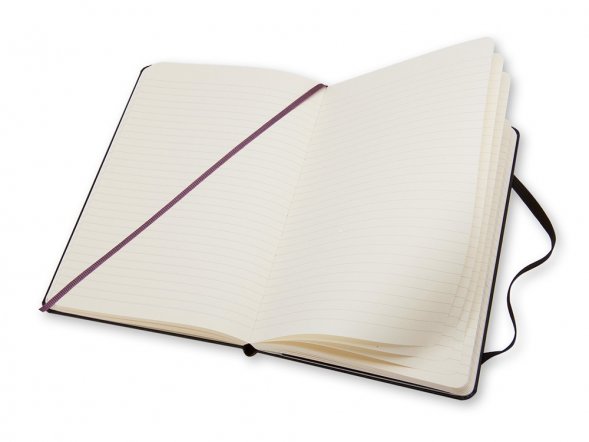 Записная книжка Moleskine Classic (в линейку) в твердой обложке, Large (13х21см), черный 