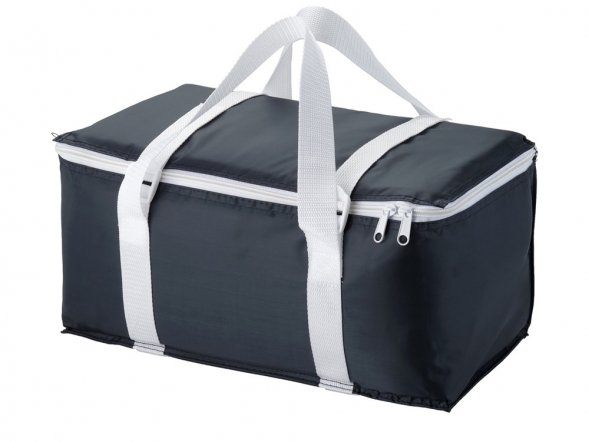 Сумка-холодильник Lavrik, белый/темно-синий 