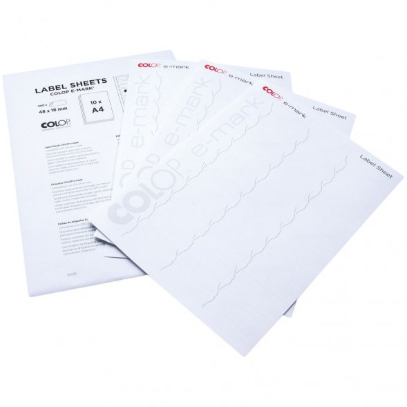 Наклейки Colop E-mark 