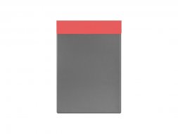 Планшет на магнитах без крышки из экокожи Favor, красный