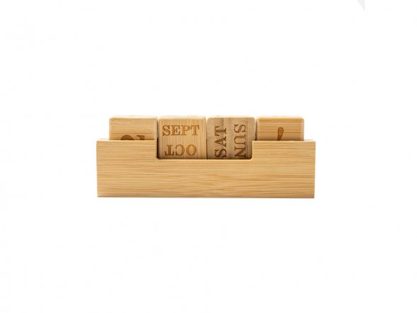 Календарь настольный вечный MEDUS, бежевый 