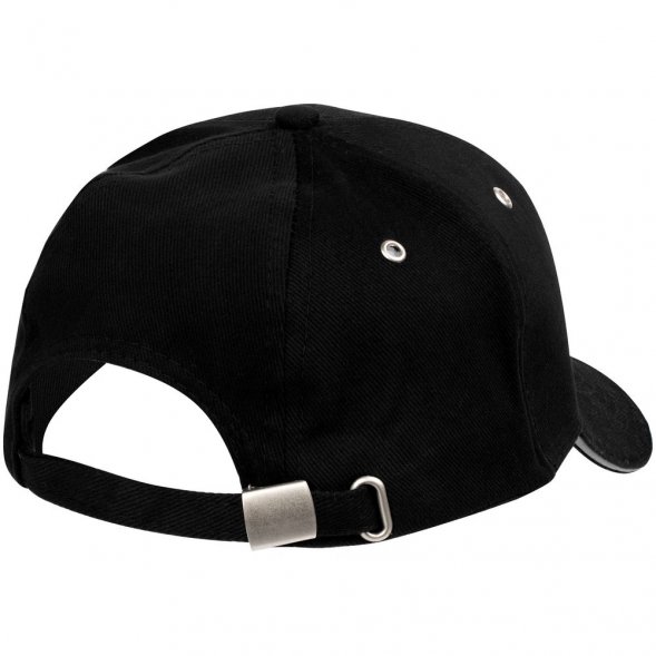 Бейсболка Hard Work Black со светоотражающим элементом 