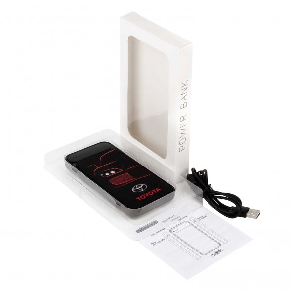 Внешний аккумулятор с подсветкой Starlight Plus PB 10000 mAh, черный 