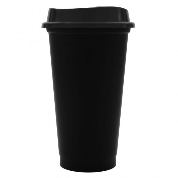 Стакан с крышкой Color Cap Black, черный 