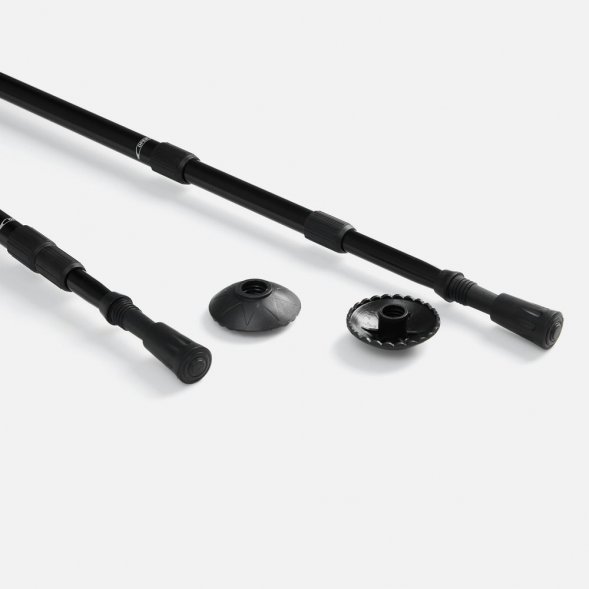 Палки для скандинавской ходьбы Trekk, черные 