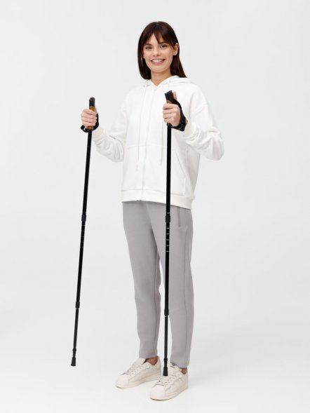 Палки для скандинавской ходьбы Trekk, черные 