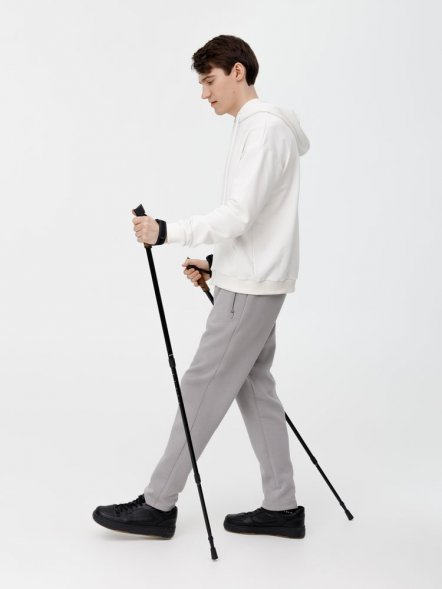 Палки для скандинавской ходьбы Trekk, черные 