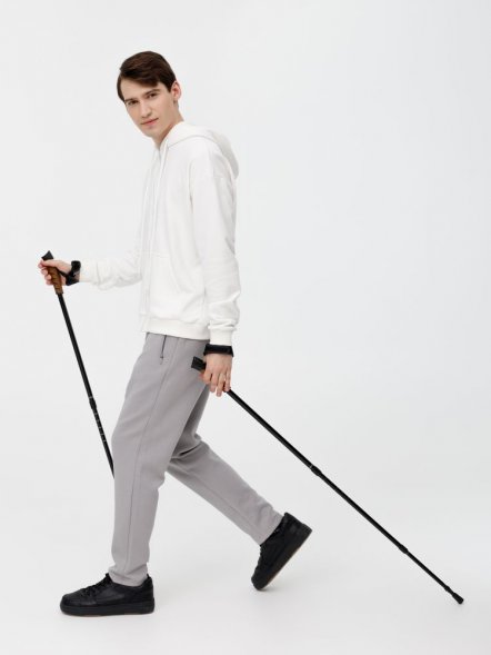 Палки для скандинавской ходьбы Trekk, черные 