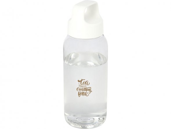 Бутылка для воды Bebo из переработанной пластмассы объемом 500 мл - Белый 