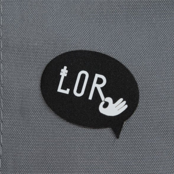 Наклейка тканевая Lunga Bubble, M, черная 