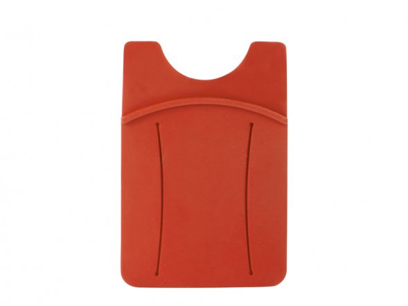 Картхолдер для телефона с держателем Trighold, красный 