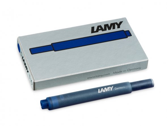 Картриджи д/пер ручки T10, Синий, 5 шт. 