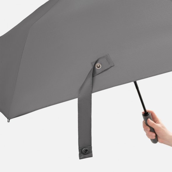 Зонт складной Azimut, серый 