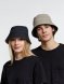 Панама Nylon двусторонняя, черная с хаки 