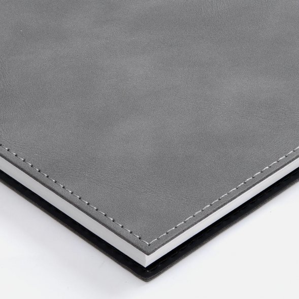 Ежедневник Notera Maxi, недатированный, серый 