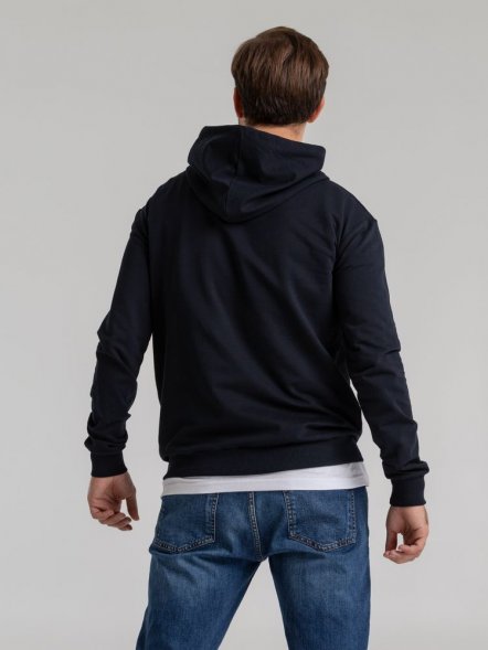 Толстовка с капюшоном Unit Kirenga, темно-синяя 