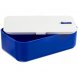 Ланчбокс Lunch Hour, белый с синим 