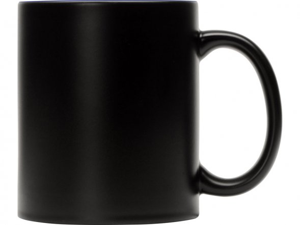 Кружка-хамелеон Surprise матовая, черный/синий (P) 