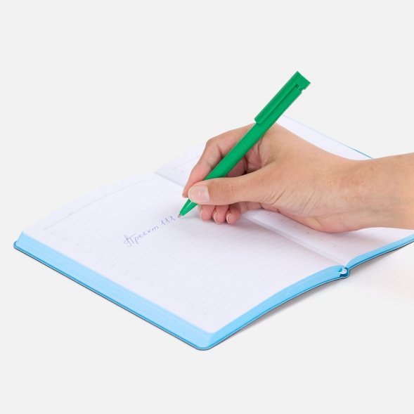 Ручка шариковая Liberty Polished, зеленая 